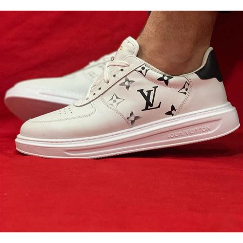 tenis louis vuitton branco masculino|Louis Vuitton spike trainers.